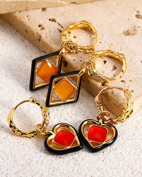 Geometrical Dangle Earrings